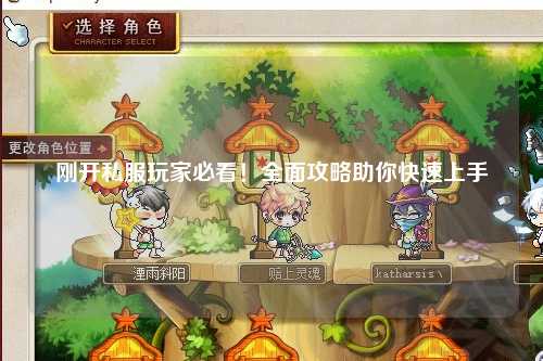 刚开私服玩家必看！全面攻略助你快速上手