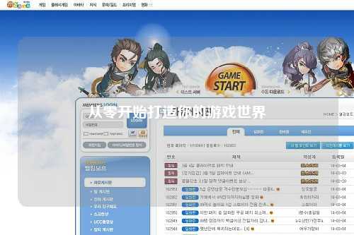 从零开始打造你的游戏世界