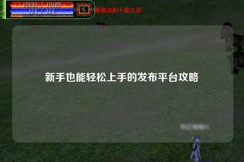 新手也能轻松上手的发布平台攻略