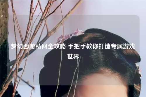 梦幻西游私网全攻略 手把手教你打造专属游戏世界