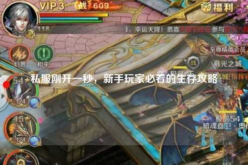 私服刚开一秒，新手玩家必看的生存攻略